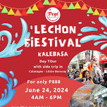 Lechon Festival And Street  Water Splash