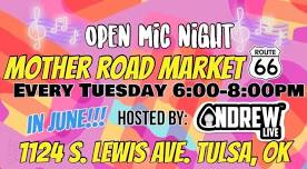 ALL AGES OPEN MIC @ MOTHER ROAD MARKET