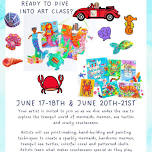 Under the Sea June Art Camp for Kids