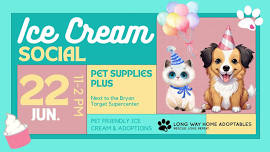 Ice Cream Social & Adoption Event