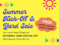 HC Summer Kickoff & Yard Sale