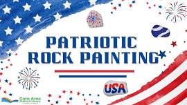 Patriotic Rock Painting