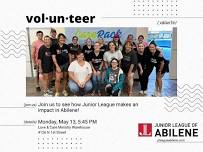 Junior League of Abilene - Recruitment Event/Volunteer Experience