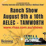 RHAA Ranch Show in conjunction Reining Australia National Show