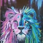 Paint Nite: Vibrant Lion