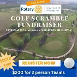 2nd Annual Rotary Golf Scramble Fundraiser