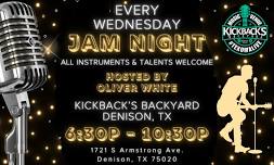 Open Mic JAM Night w/ Oliver White — Kickback's Backyard