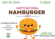 Story Time & Craft: National Hamburger Day