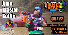 Southern Maryland House of Nerf June 2024 Blaster Battle!