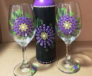 Wine Glass Painting *over 21 please