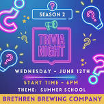 Trivia Night - Theme: Summer School