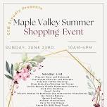 Maple Valley Community Summer Shopping Event