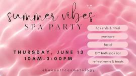 Summer Vibes Spa Party