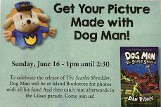 Meet Dog Man at Island Bookstore