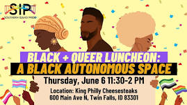 SIP Pride Week: Black+Queer Luncheon