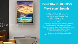 Paint like Bob Ross West coast beach