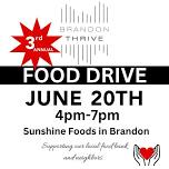 Brandon Thrive FOOD DRIVE