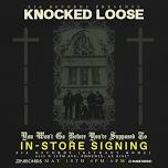 Knocked Loose In-Store Signing at Zia Records Bethany Home