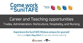 Recruitment Evening  |  Come work at SuniTAFE