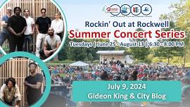 Rockin’ Out at Rockwell Summer Concert Series - Gideon King & City Blog (Funk/Soul/Jam)