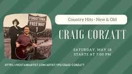 Live Music: Craig Corzatt