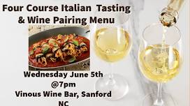 Four Course Italian Tasting & Wine Pairing