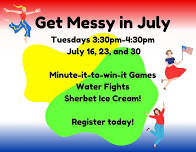 Summer Reading Program: Get Messy in July