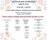 Native Plant Symposium @ Rose Lawn Museum