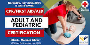 Red Cross CPR/First Aid/AED Certification