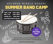 Holdrege 7-8 Summer Band Camp