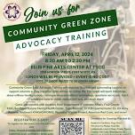 Community Green Zone Advocacy Training