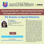 Seminar on Empowering Education: Understanding Special Needs and Augmentative and Alternative Communication