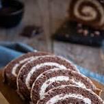 Passover Flourless Chocolate Roulade ~ 7 pm