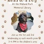 Read to a Dog — Midland Park Memorial Library in Bergen County New Jersey - 201-444-2390