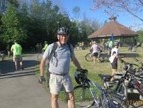 A bike ride, the Big BAM (Bike Ride Across Missouri)