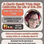 Charity Benefit Trivia Night Celebrating the Life of Erin Zito