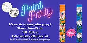 OOPSIE DAISIES afternoon paint party wood yard decor