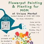 Unique Market Flowerpot Painting & Plant Event!