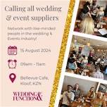 Wedding Industry Networking Event 15 August 2024