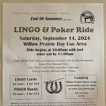 JCHA Presents… End of Summer Lingo & Poker Ride