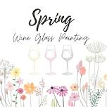 Spring Wine Glass Painting