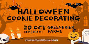 Halloween Cookie Decorating Class @ Historic Greenbrier Farms