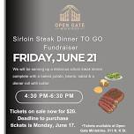 Sirloin Steak Dinner TO GO Fundraiser