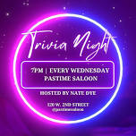 Trivia Night at Pastime Saloon