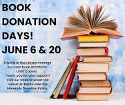 Book Donation Days for June