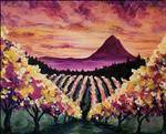 *NEW ART* Winery Sunset! x2 Paint Points! +Candle