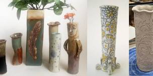 04/13 & 04/20 (Sat) - 2 Day Handbuilding Vase Workshop w/ Ann Buchau