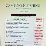 Camping and fishing raffle