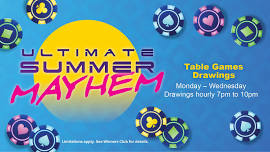 Ultimate Summer Mayhem Table Games Drawings