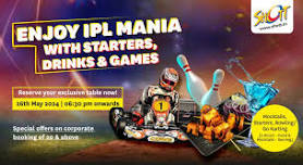 Live IPL Screening with Games & Food @ SHOTT Surat